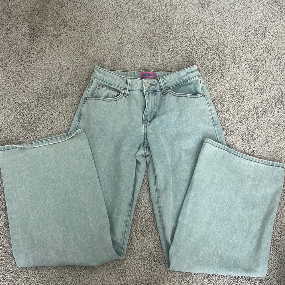 Edikted Blue Straight Leg Jeans Classic Style